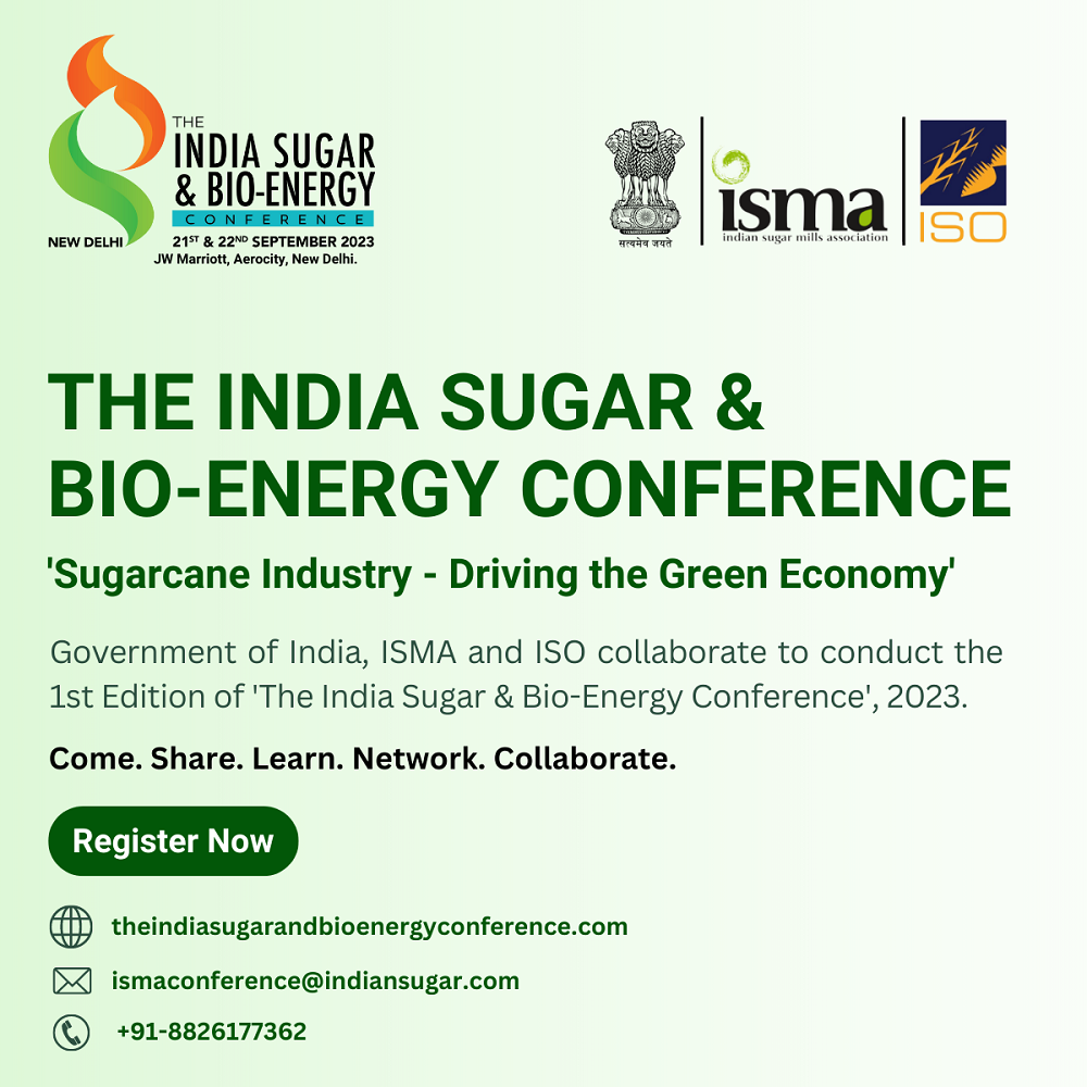 The India Sugar and BioEnergy Conference 2023 International Sugar